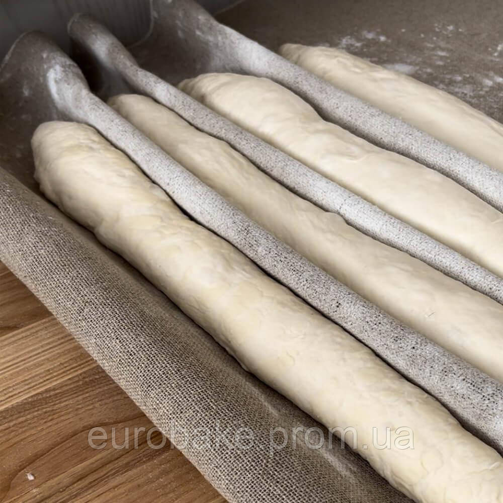 Пекарская ткань для расстойки теста, 50х100 см, лен 100%, 380 г/м², Франция - фото 2 - id-p2140711495
