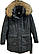Чорна зимова жіноча куртка Snowimage ,M/44,L/46, SICB-N305/N91, фото 3