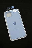 Чехол для телефона iPhone 15 Silicon Case original FULL №5 powder blue (4you)