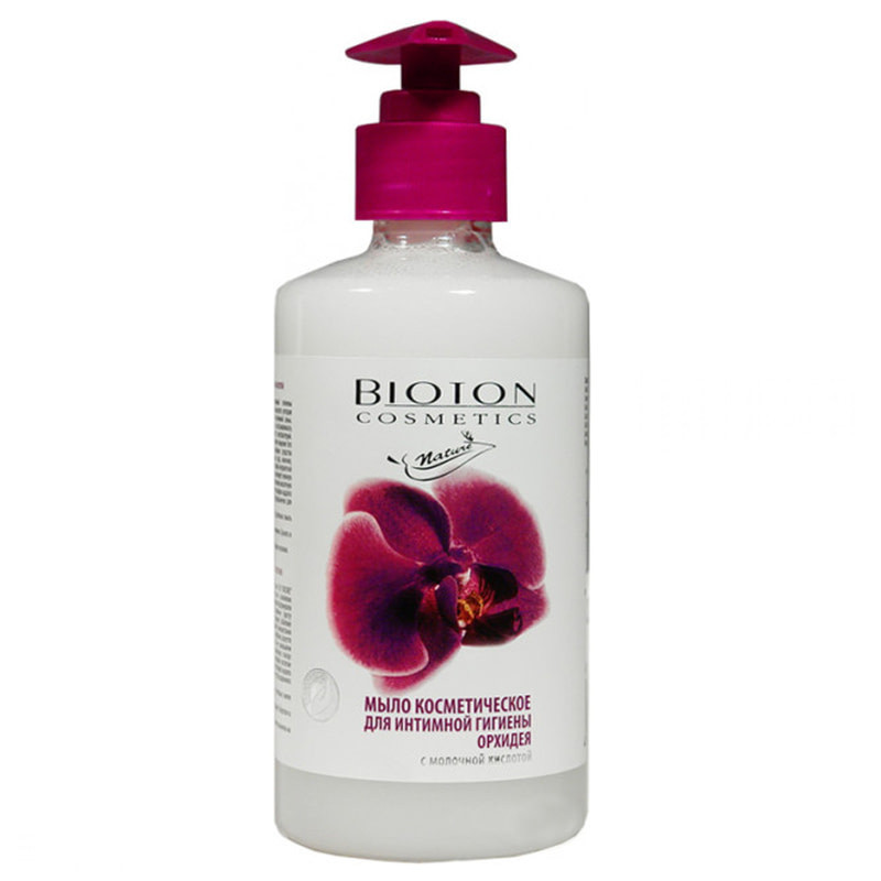 Мило для інтимної гігієни Bioton Nature дозатор Орхідея 300мл, (4823097600030)