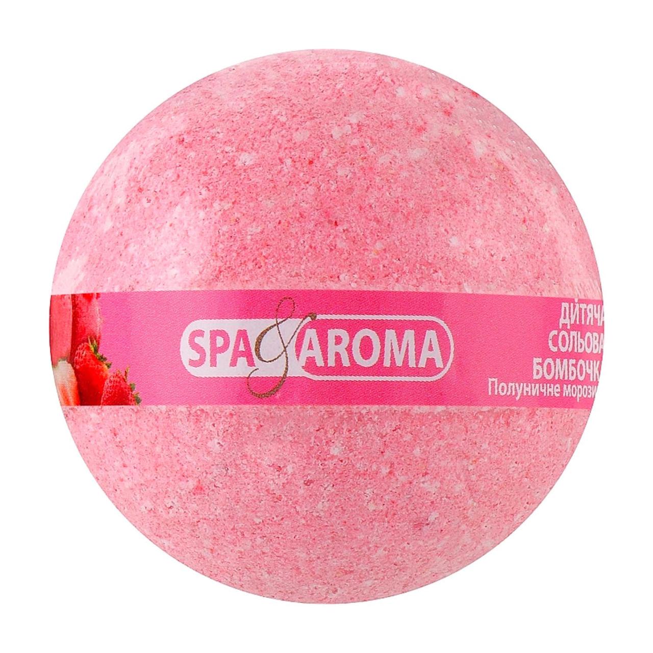 Сольова бомбочка для ванн Bioton  Полуничне морозиво  200г (4820026156149), фото 1