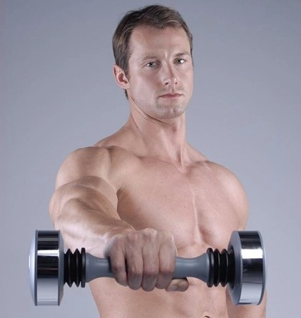 Віброгантель для чоловіків Shake Weight Інерційні гантелі шейк вейт для фітнесу Тренажер для рук