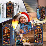 Бук Нук Magic Market Book Nook 3D пазл дерев'яна головоломка книжковий куточок JTSL-09, фото 7