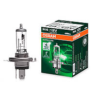 Галогенная лампа Osram H4 H4 Ultra Life 64193ULT картон 60/55W 12V