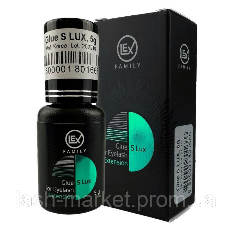 Клей для вій LEX Black Glue S Lux, 5г