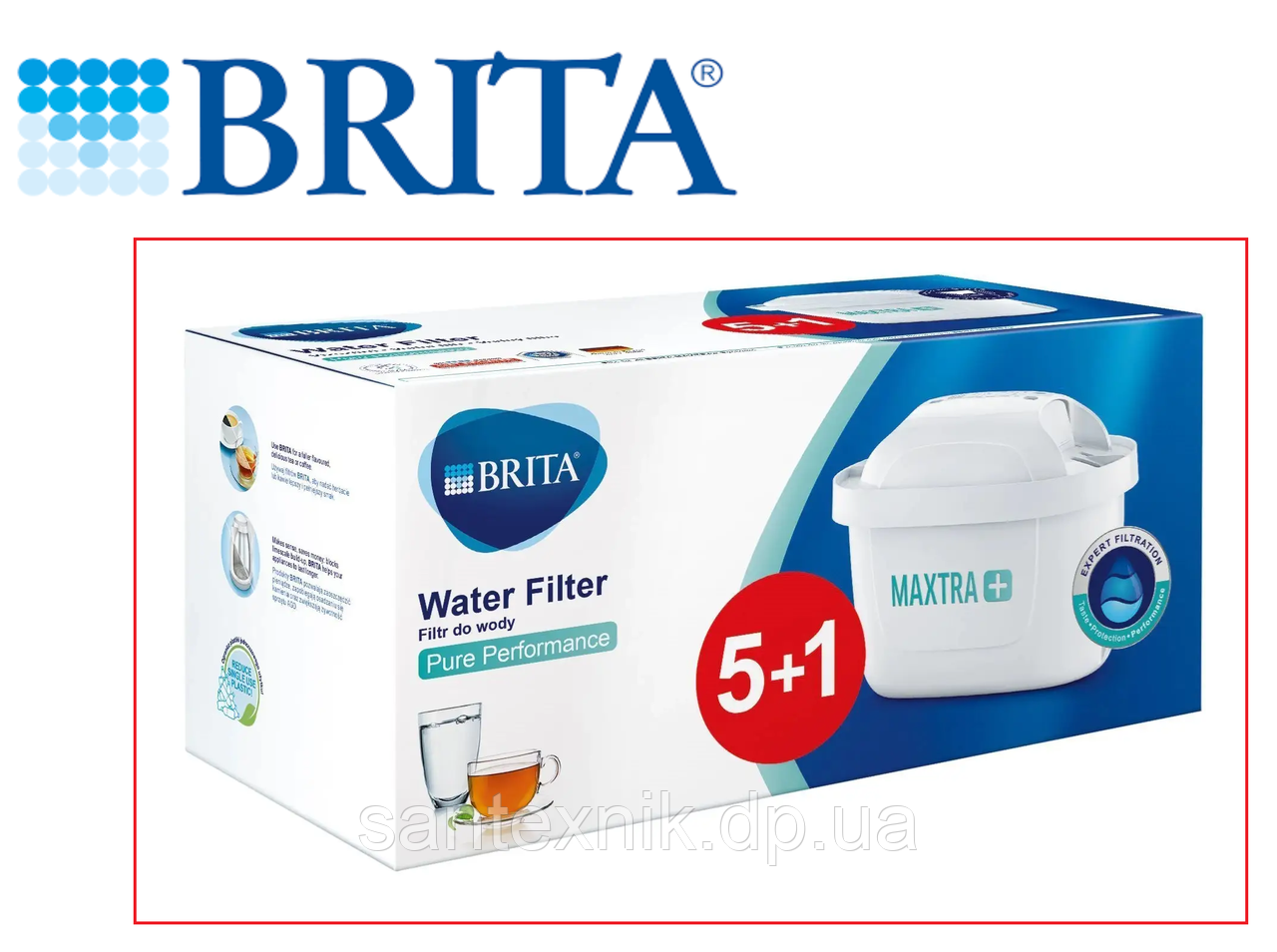 Комплект змінних картриджів Brita Maxtra Plus (в комплекті 6шт.)