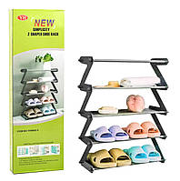 Органайзер полка для обуви компактная стойка складная Shoe Rack YH 8802-5