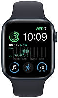 Apple Watch SE 2 2023 40mm Midnight Aluminum Case with Midnight Sport Band - S/M (MXE73)