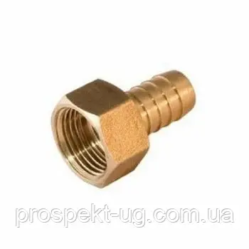 Патрубок Ду15 (1/2") x 8мм штуцер насадка для поливальних шлангів латунний посилений ВР