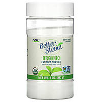 Стевия Now Foods (Better Stevia Powder Organic) 113 г