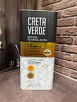 Греческое Масло Оливковое Creta Verde Extra Virgin 5 л. Масло первого холодного отжима с острова Крит