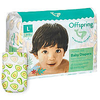 Підгузки Offspring Avocuddle, розмір L, 9-13 кг, 36 шт.