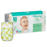 Підгузки Offspring Avocuddle, розмір M, 6-10 кг, 42 шт.