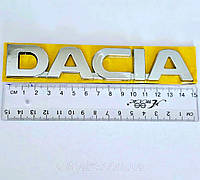 Надпись "DACIA" Хром