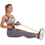 Набір трубчастих еспандерів для фітнесу 5 джгутів Resistance Band Zelart ET-500, фото 8
