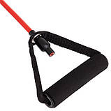 Набір трубчастих еспандерів для фітнесу 5 джгутів Resistance Band Zelart ET-500, фото 3