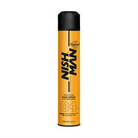 Мужской спрей для укладки волос Nishman 04 Extra Strong Hold Hair Spray экстрасильной фиксации, 400 мл