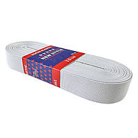 Резинка (гумка) для одягу NewStyle Туреччина, Біла 3 см х 10 м, Резинка для шиття плоска.