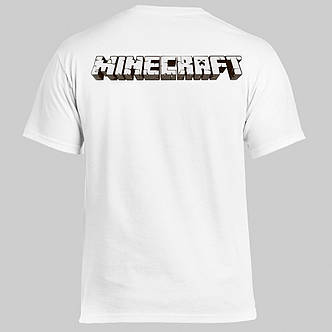 Футболка біла MINECRAFT, фото 4
