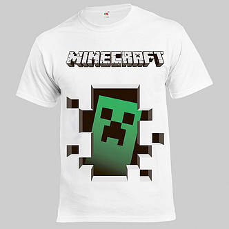 Футболка біла MINECRAFT, фото 3