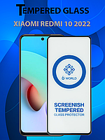 Захисне скло для Xiaomi Redmi 10 (2022) , Ксіомі Редмі 10 ( Premium Tempered 6D Glass )