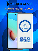 Защитное стекло для Xiaomi Redmi 10 (2022) , Ксиоми Редми 10 ( Premium Tempered 6D Glass )