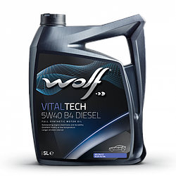 Моторне мастило Wolf VITALTECH 5W40 B4 DIESEL
