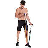 Еспандер багатофункціональний для фітнесу 5 джгутів Resistance Band ET-510, фото 10