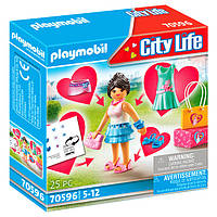 Конструктор Playmobil City life "Поход по магазинам", 25 деталей (70596)