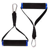 Еспандер багатофункціональний для фітнесу 5 джгутів Resistance Band ET-510, фото 4