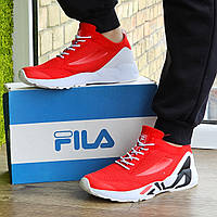 Кросівки F!LA Червоні Чоловічі Філа Тканинні Літні для бігу (розміри: 41,42,43,44,45)