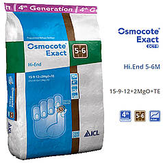 Добриво Osmocote Hi End 5-6 м 25 кг 15+9+12+2МдО+Тe