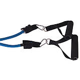 Еспандер багатофункціональний для фітнесу 5 джгутів Resistance Band FI-6333, фото 3