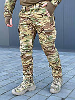 Тактичні штани Кайман 2.0 для військових мультиків, Штани камуфляжні поліестер-коттон непродувні vsk