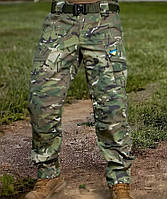 Тактичні армійські штани мультикам рип стоп вологонепроникні, Штани Кайман із накладними кишенями vsk
