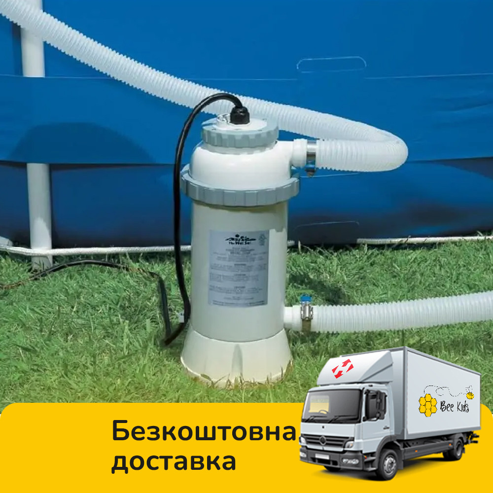 Нагрівач води для басейнів (220V, з вимикачем диференціального струму) Intex 28684, фото 1