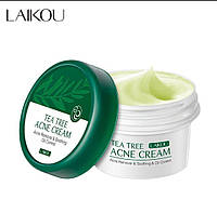 LAIKOU Tea Tree Acne Cream Крем для лица с чайным деревом от прыщей акне угрей воспалений проблемная кожа