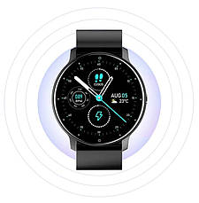 Смарт-годинник для чоловіків Smart Watch LIGE + навушники, Full Touch, Amoled, IP67, Android IOS, фото 3