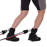 Еспандер багатофункціональний для фітнесу 5 джгутів Resistance Band ET-510, фото 7