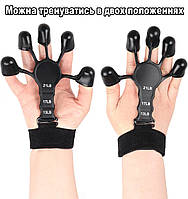 Еспандер для тренування та розвитку пальців рук з трьома рівнями навантаження 29122 н, фото 5
