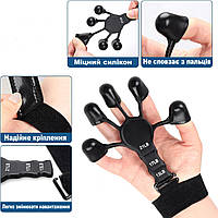 Еспандер для тренування та розвитку пальців рук з трьома рівнями навантаження 29122 н, фото 3