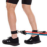Еспандер багатофункціональний для фітнесу 9 джгутів Resistance Band в чохлі DT-1002, фото 9
