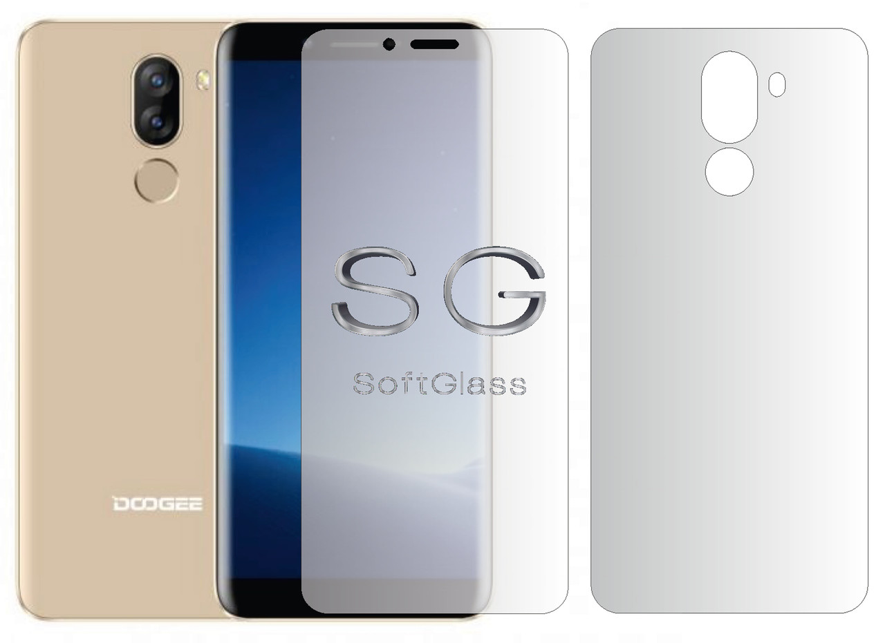 М'яке скло Doogee X60 Комплект: Передня та Задня панелі поліуретанове SoftGlass