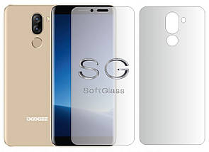 М'яке скло Doogee X60 Комплект: Передня та Задня панелі поліуретанове SoftGlass