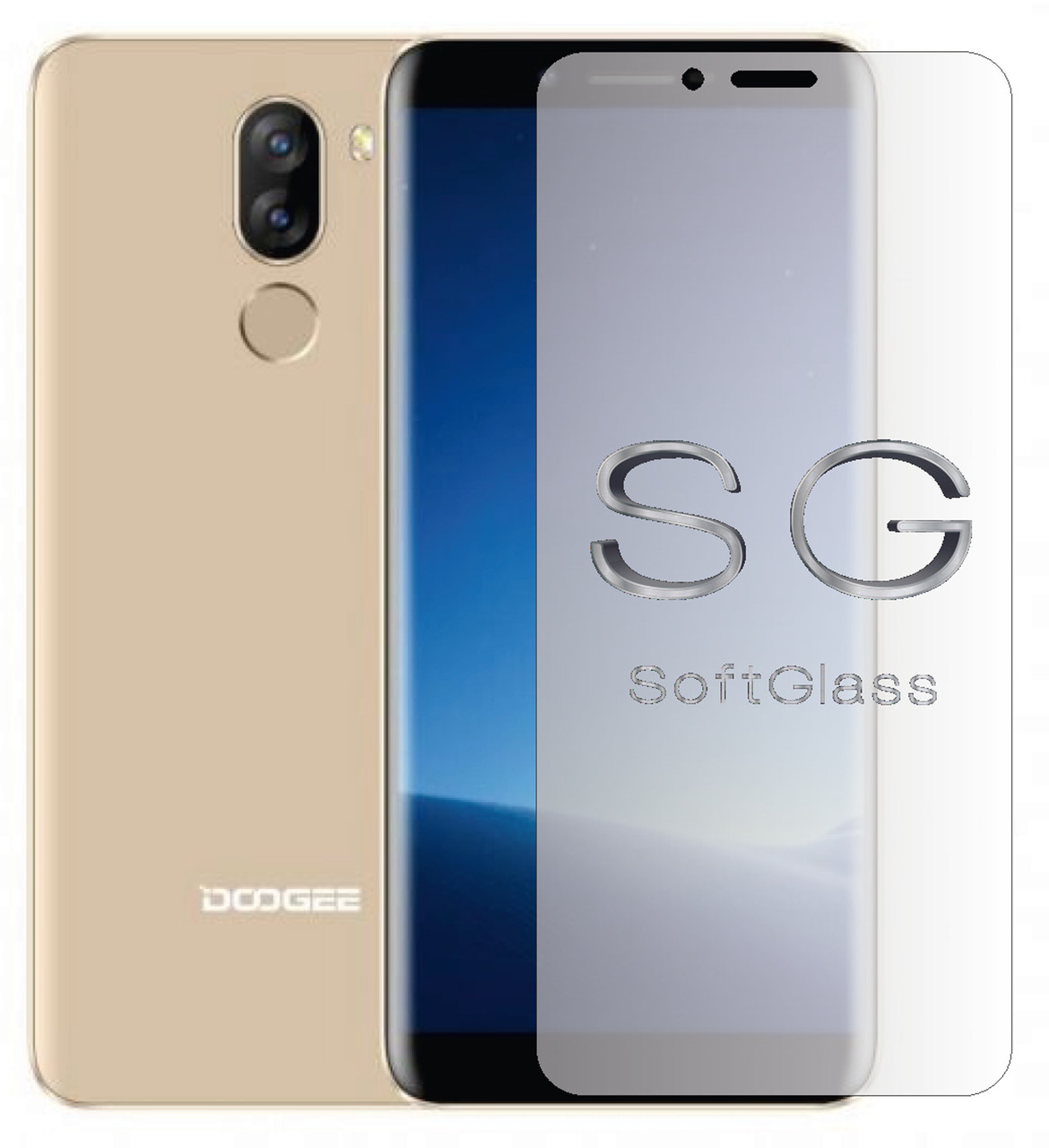 М'яке скло Doogee X60 на екран поліуретанове SoftGlass