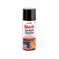 Поліроль панелі приладів NOWAX BLACK Cockpit Cleaner 200ml, апельсин