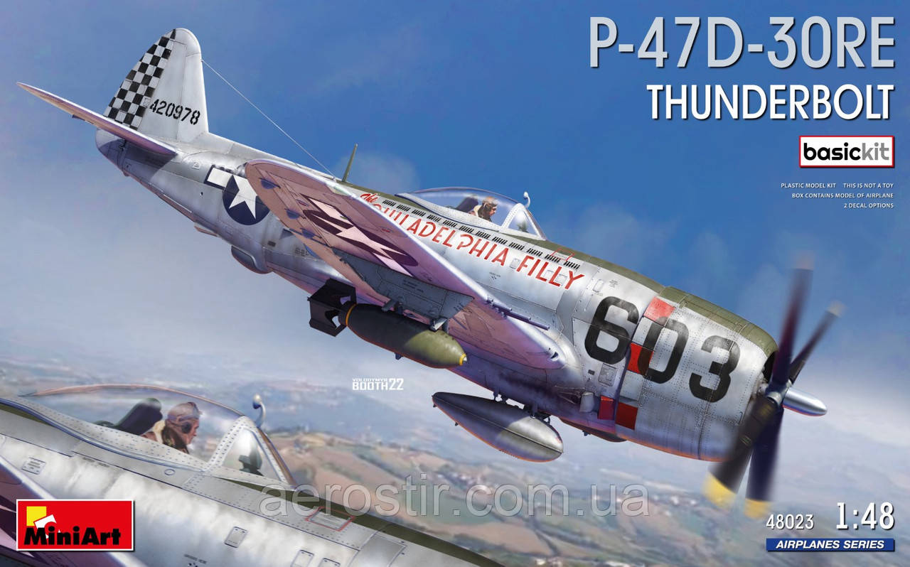 P-47D-30RE THUNDERBOLT 1/48 MiniART 48023