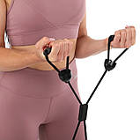 Еспандер багатофункціональний трубчастий для фітнесу Ікс Zelart 90 см FI-6313, фото 7