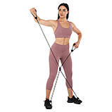 Еспандер багатофункціональний трубчастий для фітнесу Ікс Zelart 90 см FI-6313, фото 10