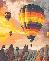 Картины рисовать по номерам Картина по номерам Воздушные шары в Каппадокии 40х50 Bamboni BA0018